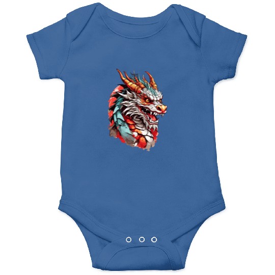 Chinese Dragon Head Onesies design