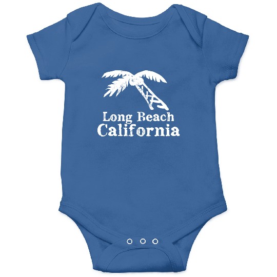 Long Beach California Palm Tree Souvenirs Gifts Onesies