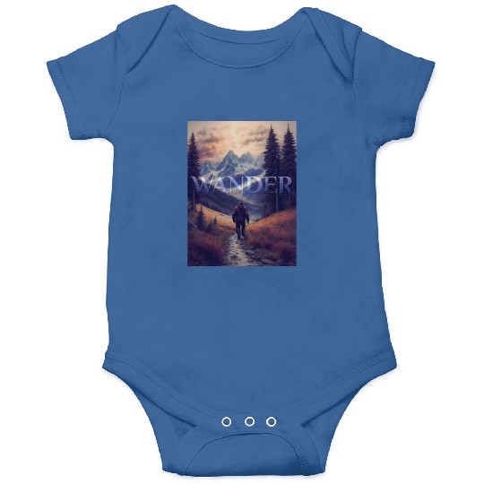 Bigfoot Wander Design Onesies