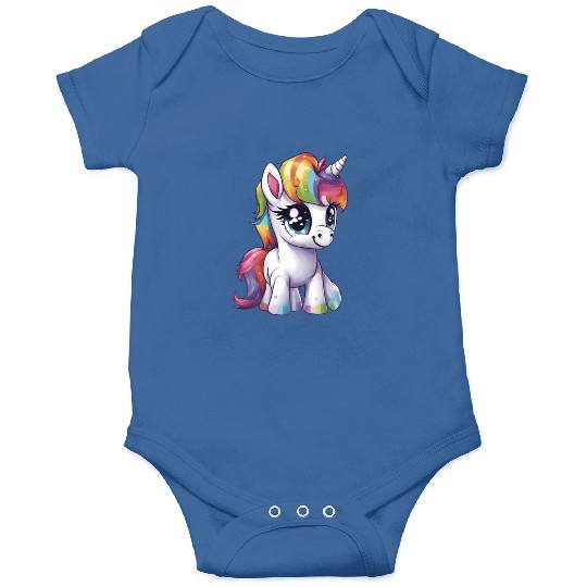 Baby Rainbow Unicorn Onesies