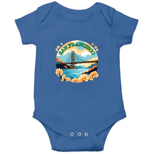 Golden Gate Bridge - San Francisco Onesies