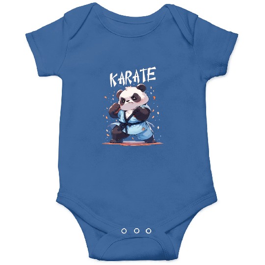 Funny Japanese Karate Panda Kawaii Karateka Onesies