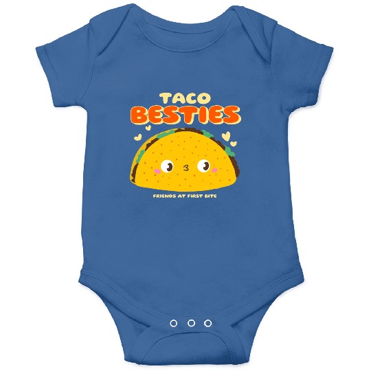 Cute "Taco Besties" Graphic Onesies