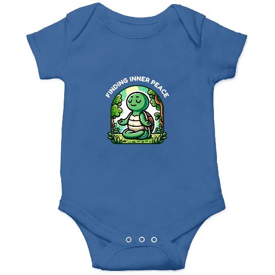 Finding Inner Peace: Turtle Meditation Journey Onesies