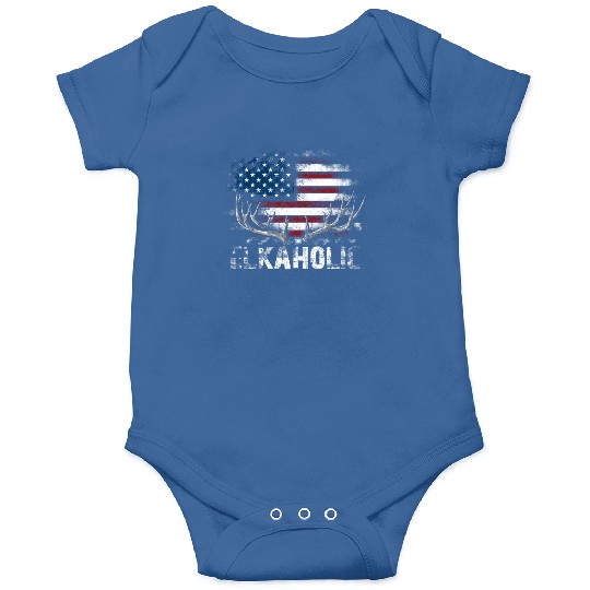 Elk Hunting Elkaholic Hunters Onesies