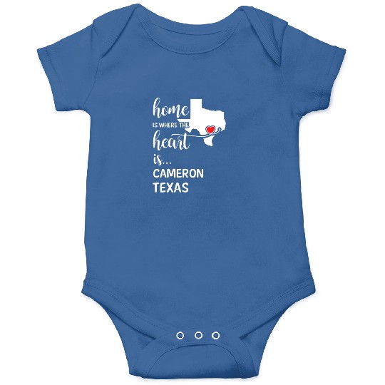 Cameron County Texas Is Where My Heart Is Gift Onesies