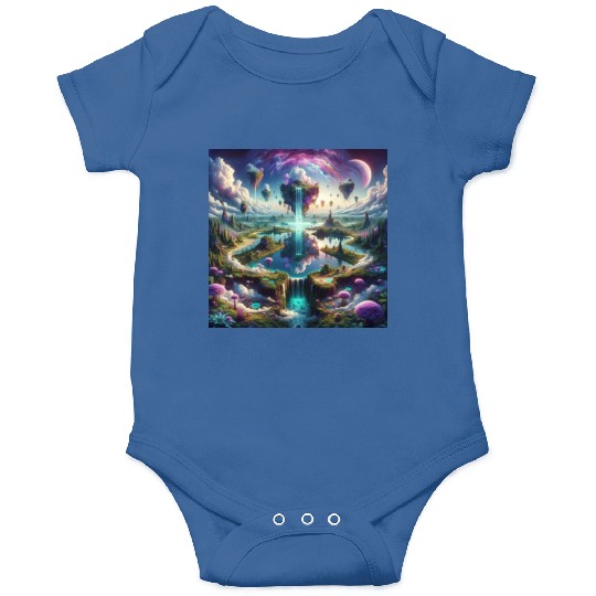 Fantasy Skylands: Surreal Landscape Onesies
