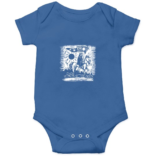 Tarot Death Card Blackcraft Onesies