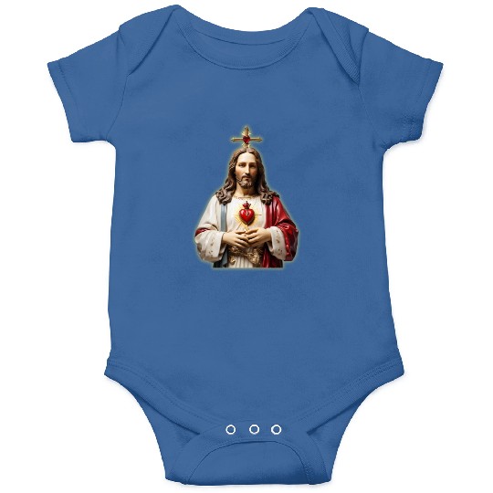 sacred heart of jesus Onesies