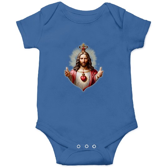 sacred heart of jesus Onesies