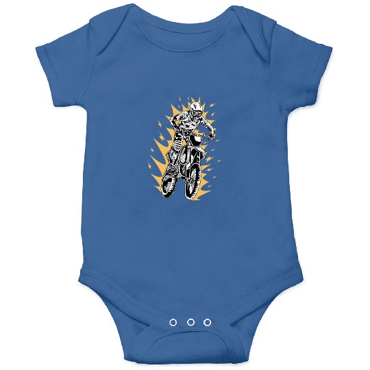 Scary Rider BMX Rider Gift Onesies