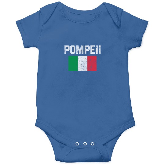 Pompeii Flag Italy Geology Onesies