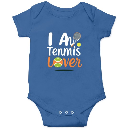 i am tennis lover for Onesies