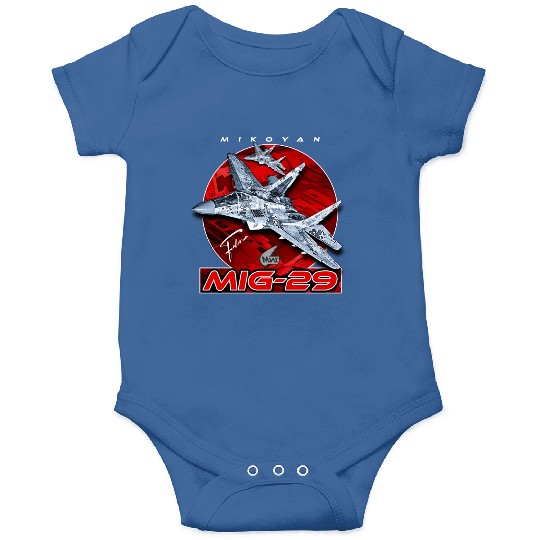 MIG-29 Soviet Union Air Superiority Jet Fighter Onesies