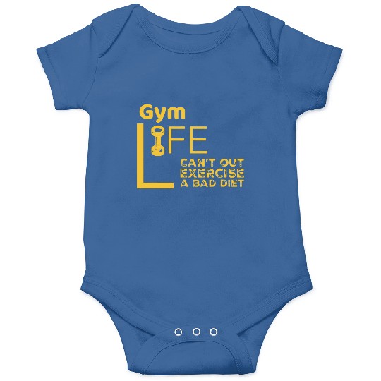 Gym Rat Bad Diet Exercise Onesies