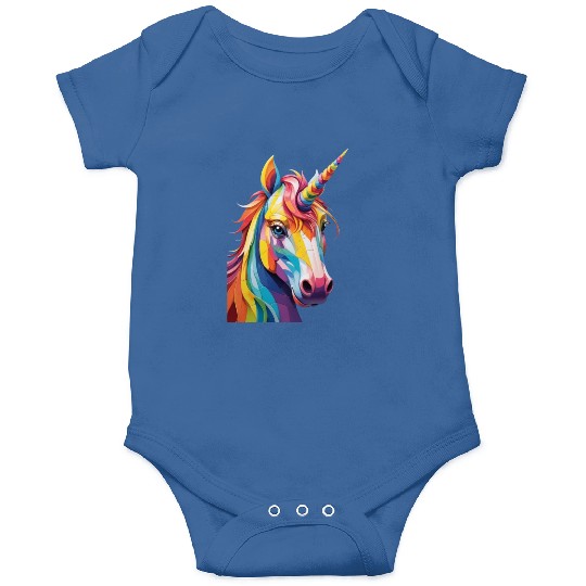 Colorful Rainbow Unicorn Onesies