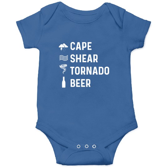 Cape Shear Tornado Forecaster Gift Onesies