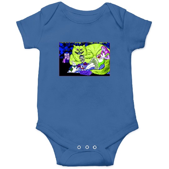 Alice in Picnic land Black (Light Version) Onesies