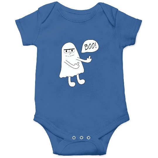 Ghost morbid middle finger Onesies