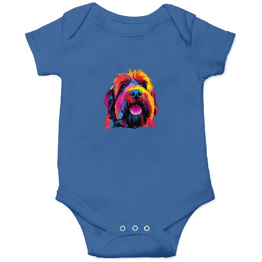 Colorful Russian Black Terrier Onesies