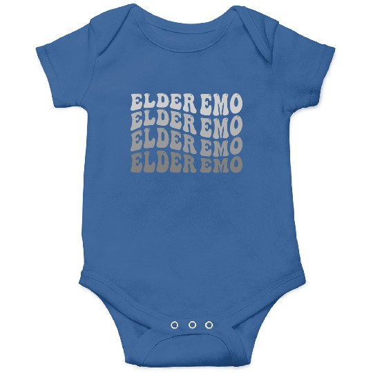 Elder EMO Multi Word Groovy Style Onesies