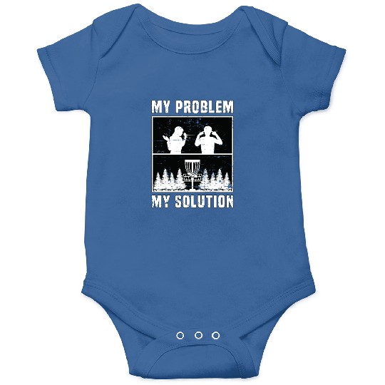 Disc Golf Player My Problem My Pictogram Dad Mom Onesies