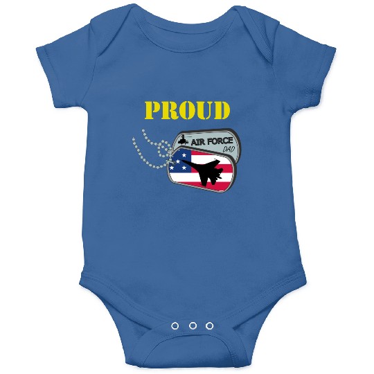 Proud Air Force Dad Onesies