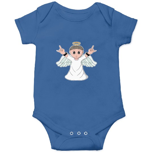 Heavy Music Loving Angel Onesies