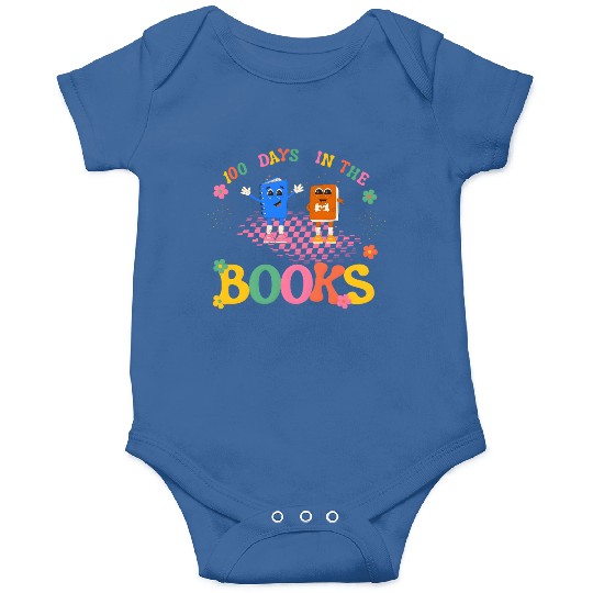 100 Days in the Books Reading Teacher Onesies