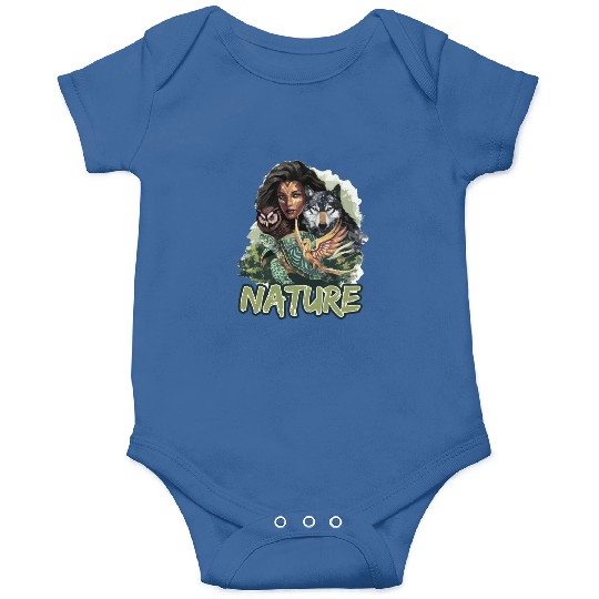 Nature-Inspired Wolf Owl Turtle Phoenix Woman Onesies