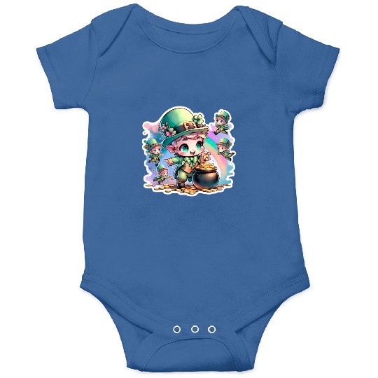 Saint Patrick's Day Chibi Leprechauns Onesies