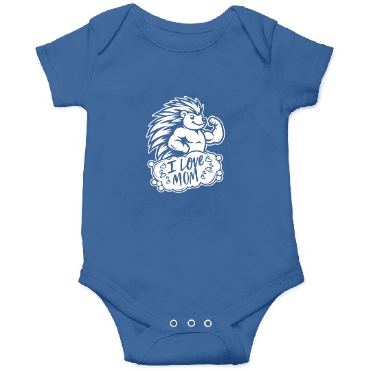 Porcupine I Love Mom Onesies