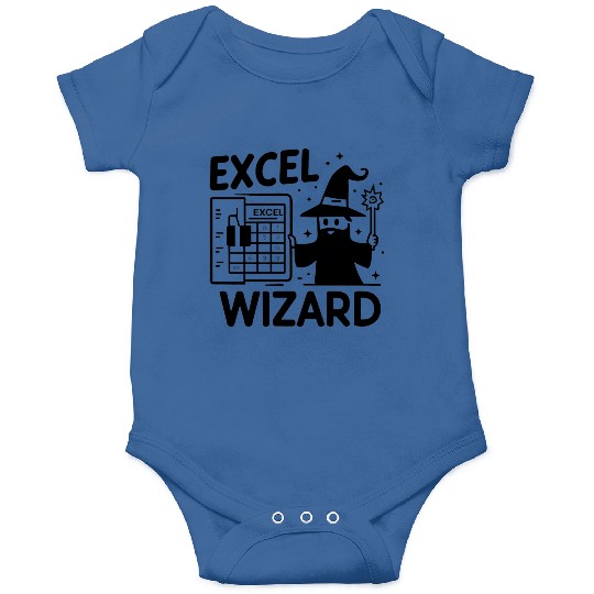 excel wizard funny accountant and bookkeeper gift Onesies