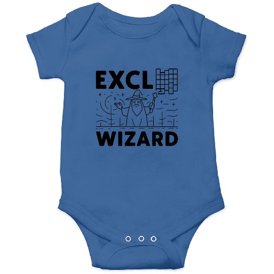 excel wizard funny accountant bookkeepers gift Onesies