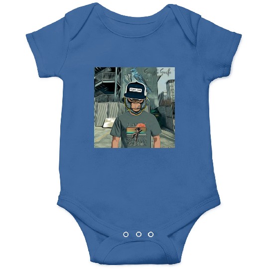 Gangsta Gorilla-Silverback Swanson Gorilla Wear Onesies