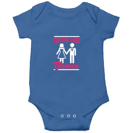 Bridal Future Mrs Glamous Onesies