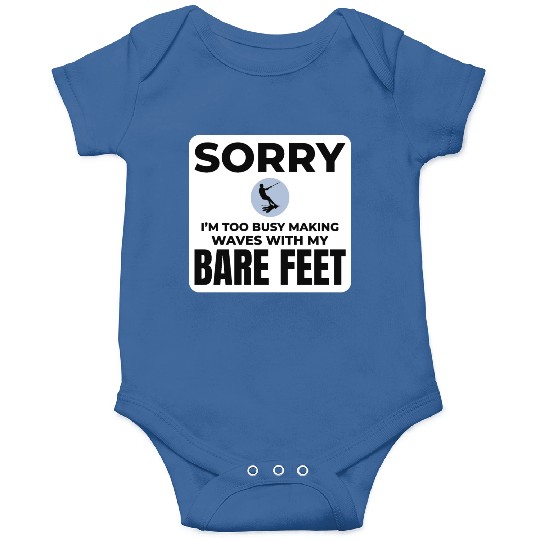 Barefoot Water Skiing Extreme Sports Barefooting Onesies