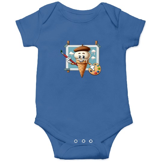 Creative Ice Cream Character Masterpiece Onesies