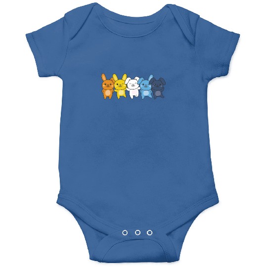 Aroace Flag Pride Lgbtq Cute Bunny Onesies