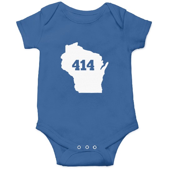 Wisconsin 414 Area Code Onesies