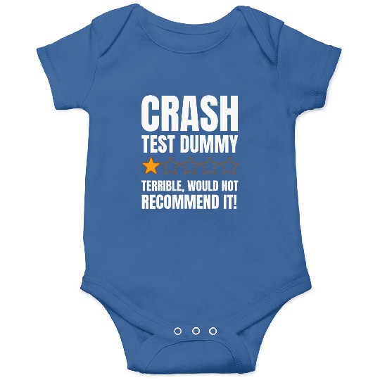 Broken Bone Injury Gifts Crash Test Dummy Onesies