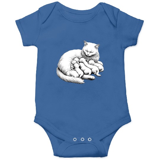 Breastfeeding Mother Cat Onesies