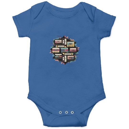 80s Retro Cassette Classic Cassette Tape for a Onesies