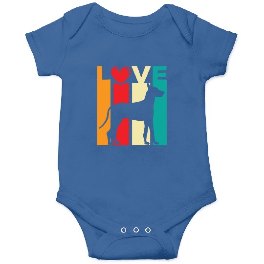 Great dane retro vintage Onesies