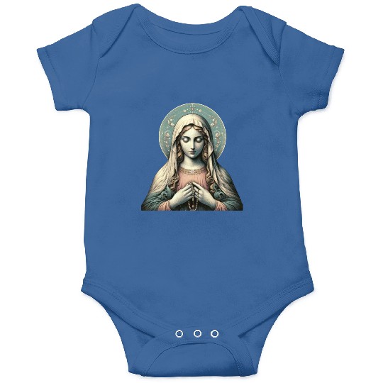 Serene Madonna ic Image Onesies