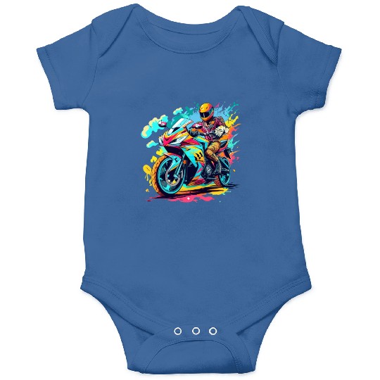 Legend cross motocycle Biker Road Trip Onesies