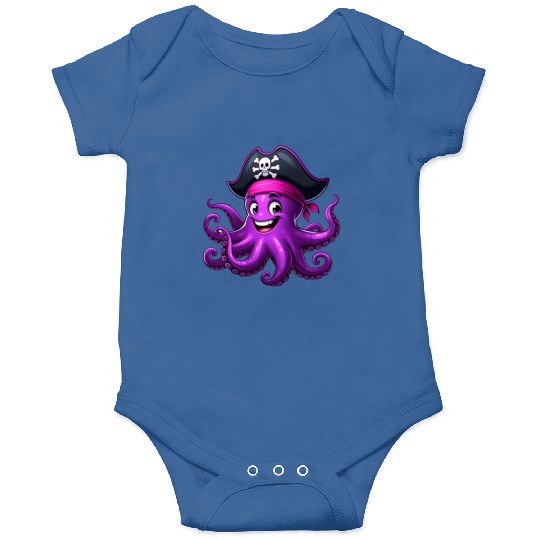 Funny pirate octopus Onesies