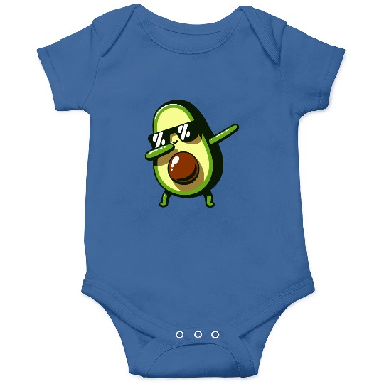 Dabbing Avocado Funny Vegan Onesies