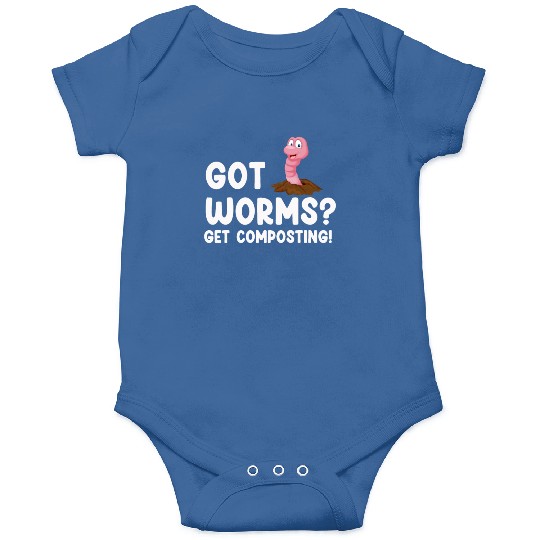 Worm Farmer Vermicompost Cute Men Women Onesies