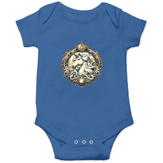 majestic unicorn artfully decorated Onesies